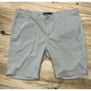 Members Only Shorts Mens Sz36 Chino Mid Rise Stretch Career Preppy 9" inseam .